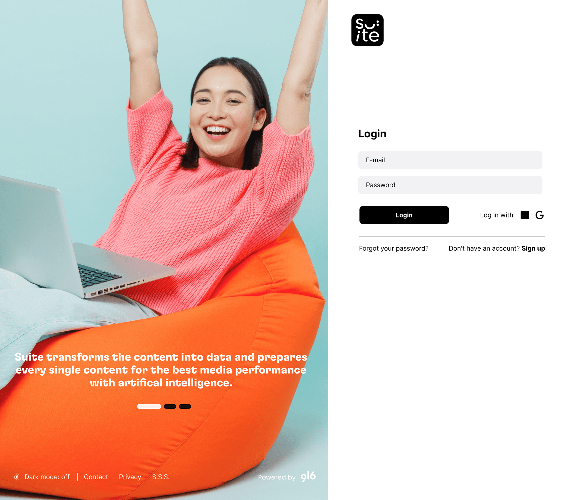 Suite by 9-16 | Creativity comes into being as performance with Suite.